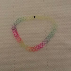 Gradient Rainbow Choker